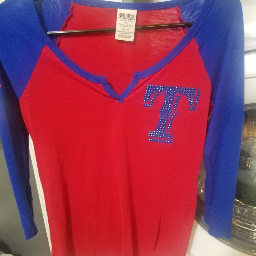 Victoria Secret texas Rangers shirt